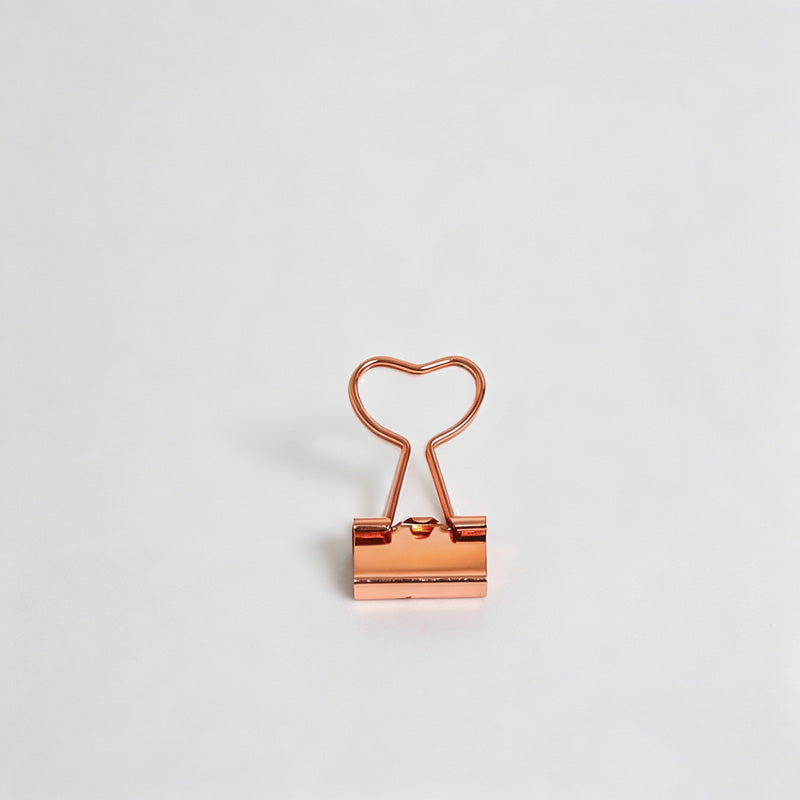 Gold Shape Binder Clip