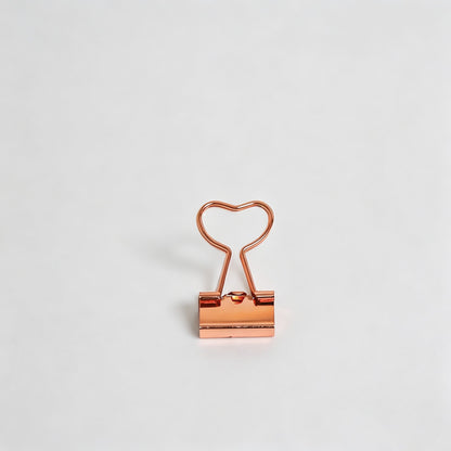 Gold Shape Binder Clip