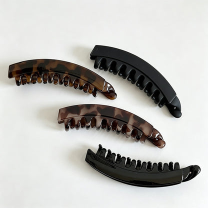 Arched Banana Hair Claw Clip