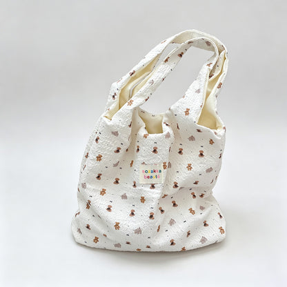Animal Print Shoulder Tote Bag