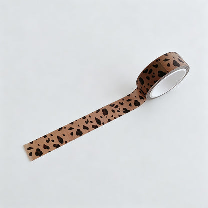 Leopard‑Cow Print Washi Tape