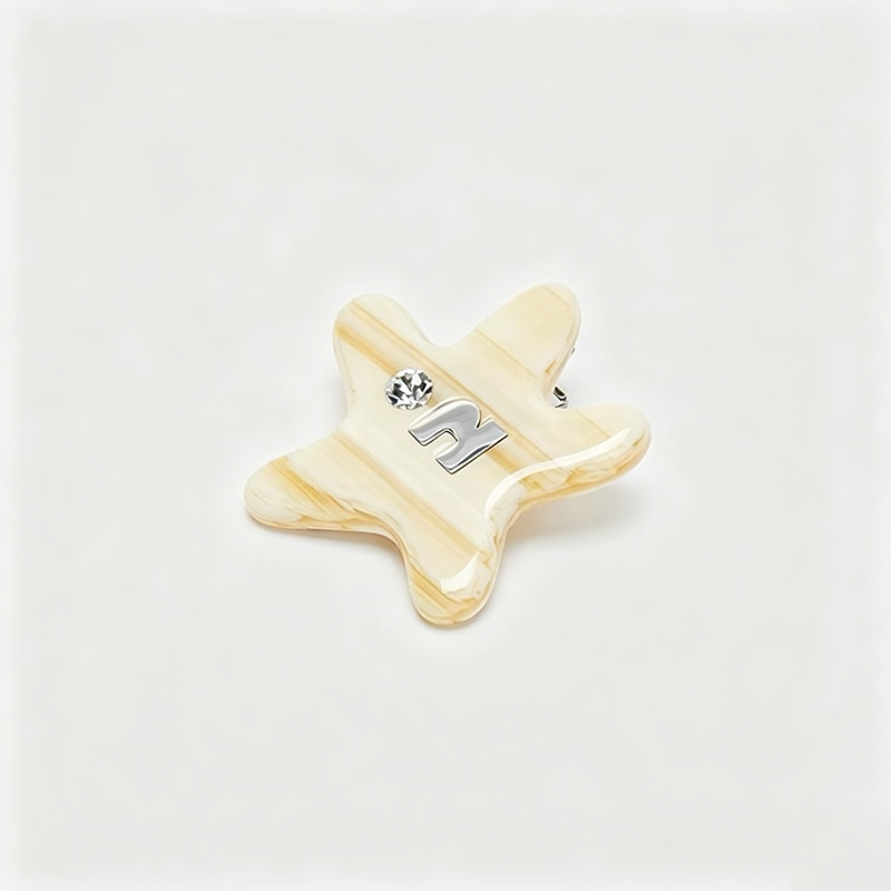 Starfish Shape Rhinestone Hair Clip
