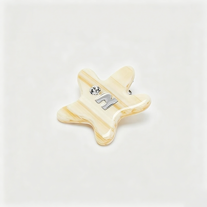 Starfish Shape Rhinestone Hair Clip