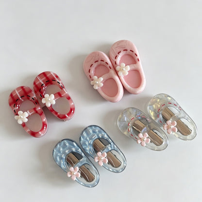Slipper Flower Duckbill Hair Clips