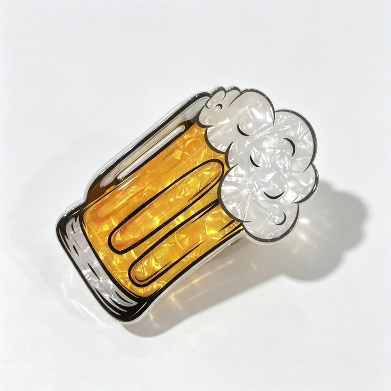 Popcorn Beer Claw Clip