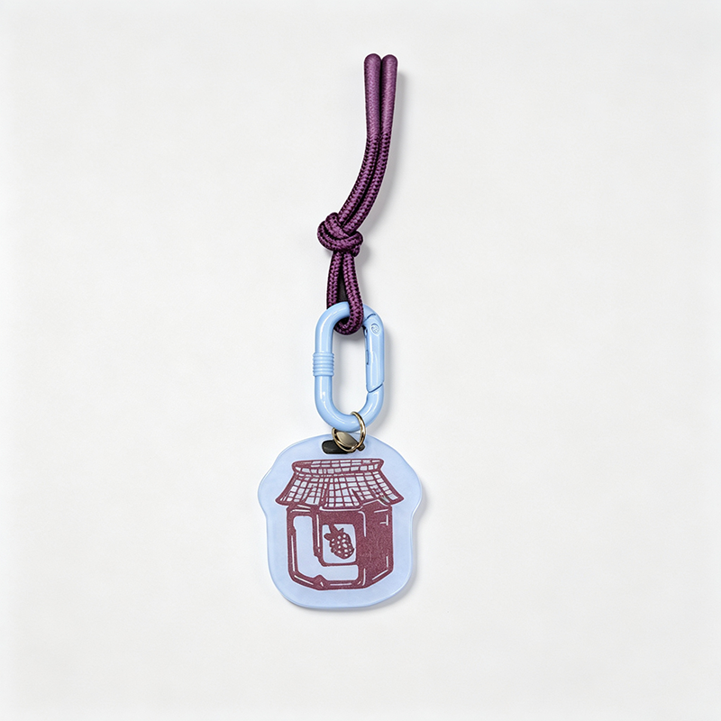 Vegetable Shape Bag Charm Keychain