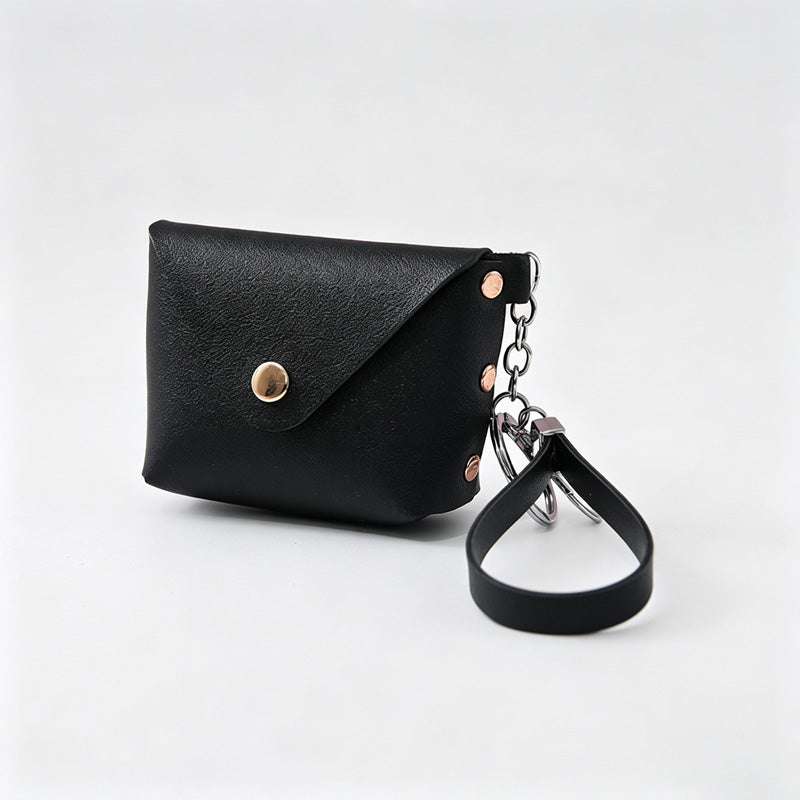 Mini Coin Storage Pouch Keychain