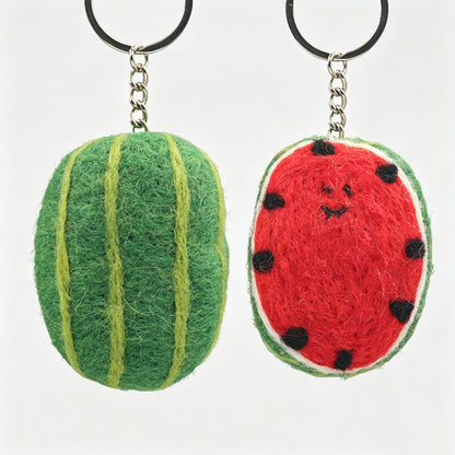 Crochet Fruit Keychain