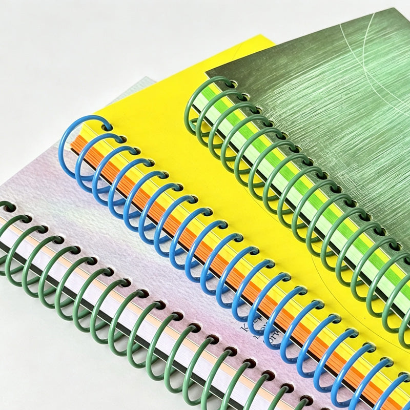 Watercolor Print Spiral Bound Notebook