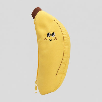 Banana Character Zip Pouch