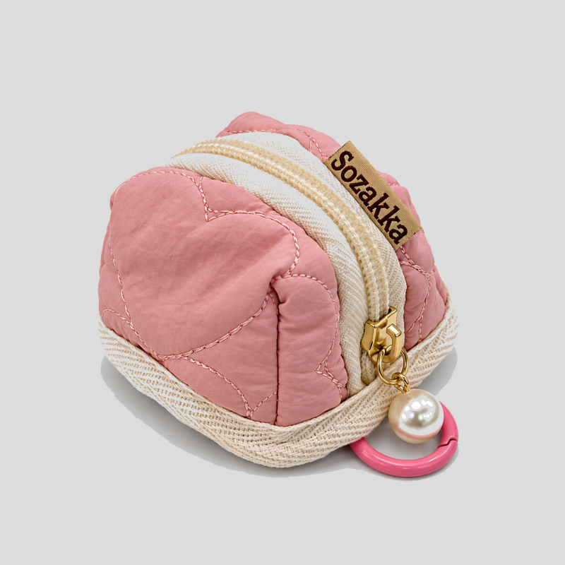 Mini Quilted Heart Storage Pouch