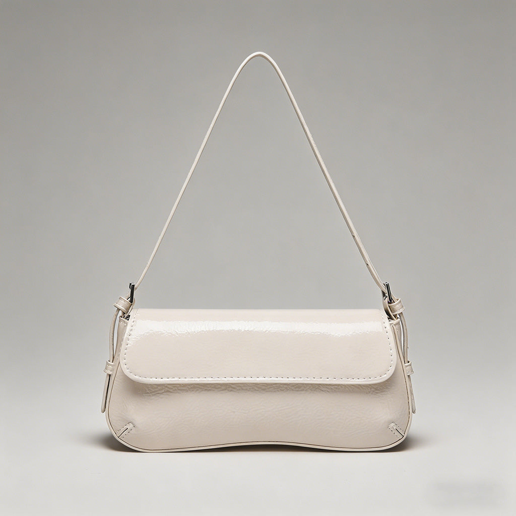 Patent Leather Baguette Should - Shopdayla Wholesale - #1234