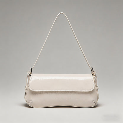 Patent Leather Baguette Should - Shopdayla Wholesale - #1234