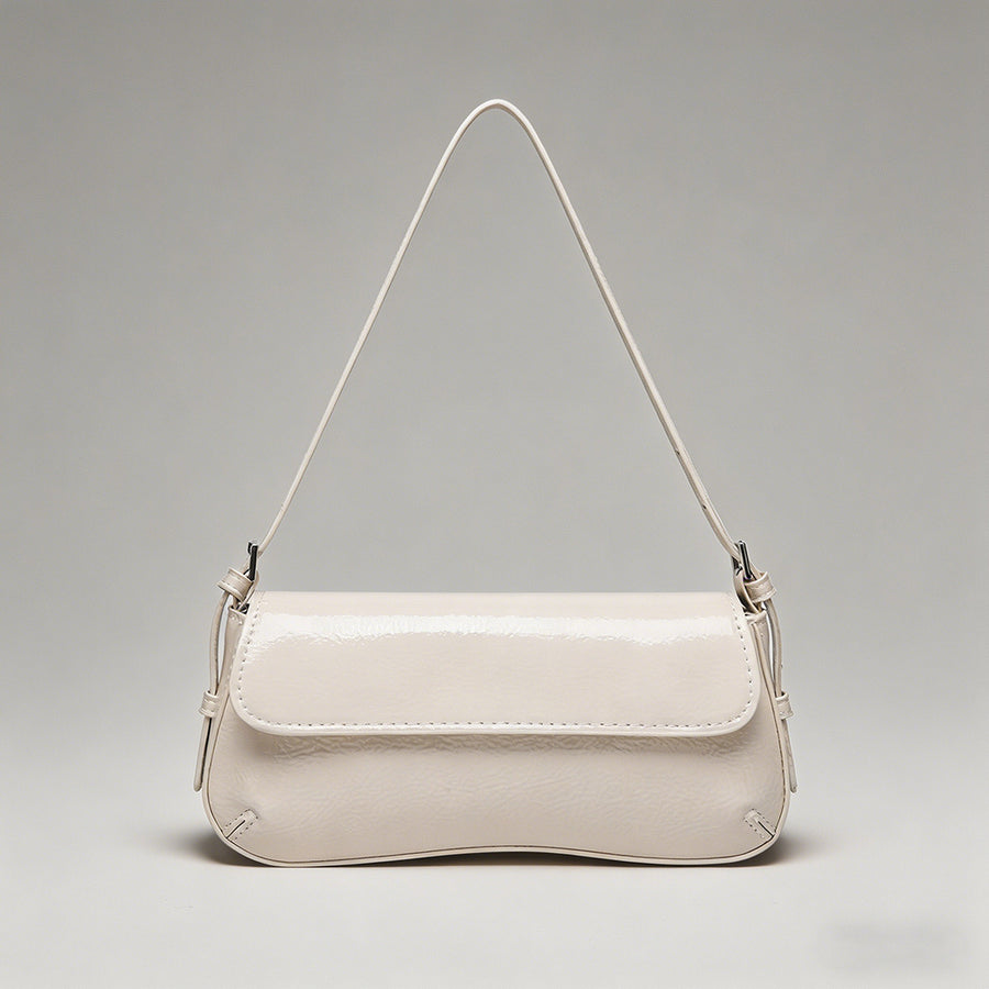 Patent Leather Baguette Should - Shopdayla Wholesale - #1234