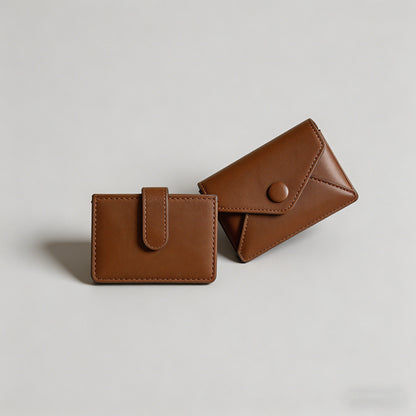 Minimalist Dual-Pouch Genuine - Shopdayla Wholesale - #9298