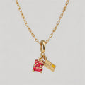 Enamel Travel Charm Lip Chain - Shopdayla Wholesale - #8258