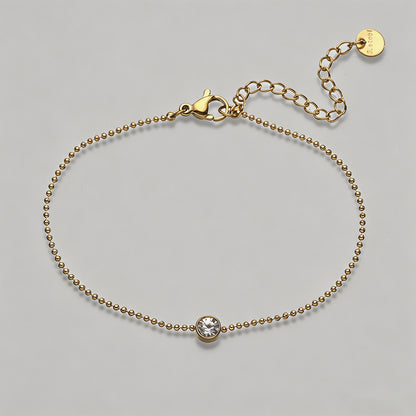 Solitaire Beaded Chain Bubble - Shopdayla Wholesale - #4290