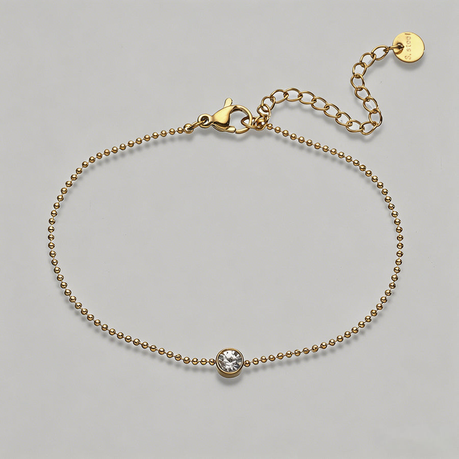 Solitaire Beaded Chain Bubble - Shopdayla Wholesale - #4290