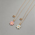Flower Pendant BFF Friendship - Shopdayla Wholesale - #2866