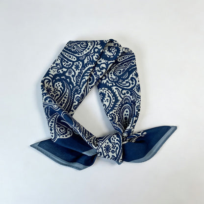 Multi Print Square Bandana Scarf