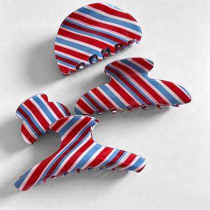 British Striped Claw Clip