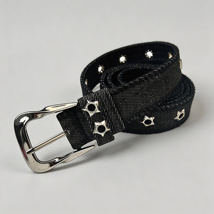 Denim Canvas Pin Buckle Belt - Shopdayla Wholesale - #4178