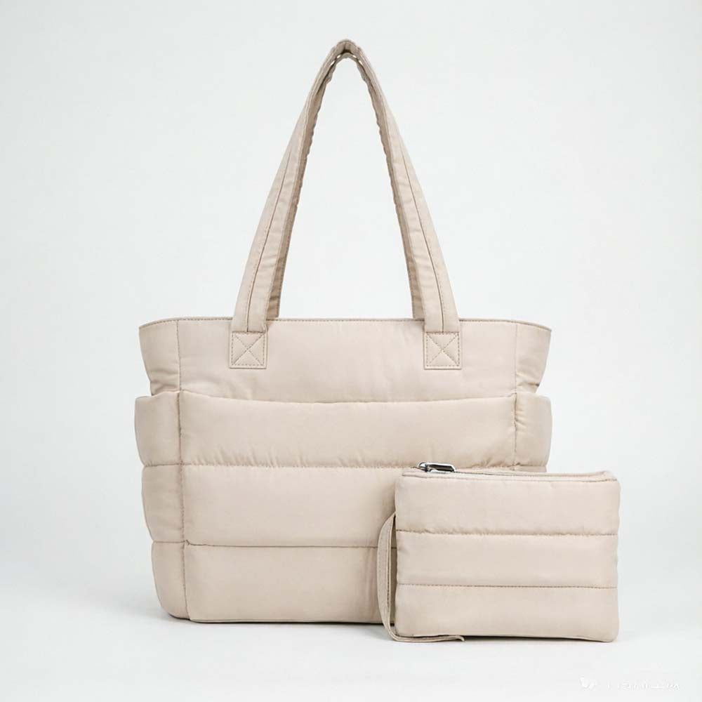 Quilted Puffer Tote Bag - Shopdayla Wholesale - #6050