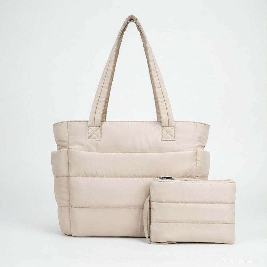Quilted Puffer Tote Bag - Shopdayla Wholesale - #6050