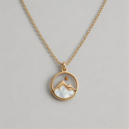 Mountain & Sun Mother-of-Pearl - Shopdayla Wholesale - #3346