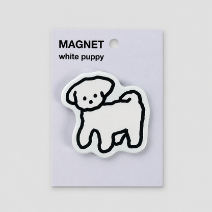 Puppy Shape Acrylic Fridge Magnet