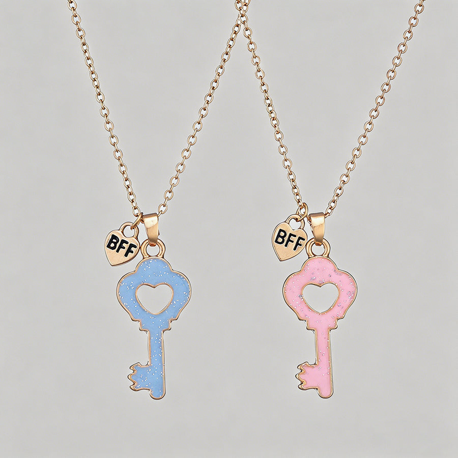 Key Pendant BFF Friendship Nec - Shopdayla Wholesale - #1042