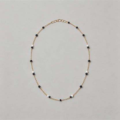 Beaded Gold Chain Choker Neckl - Shopdayla Wholesale - #6866