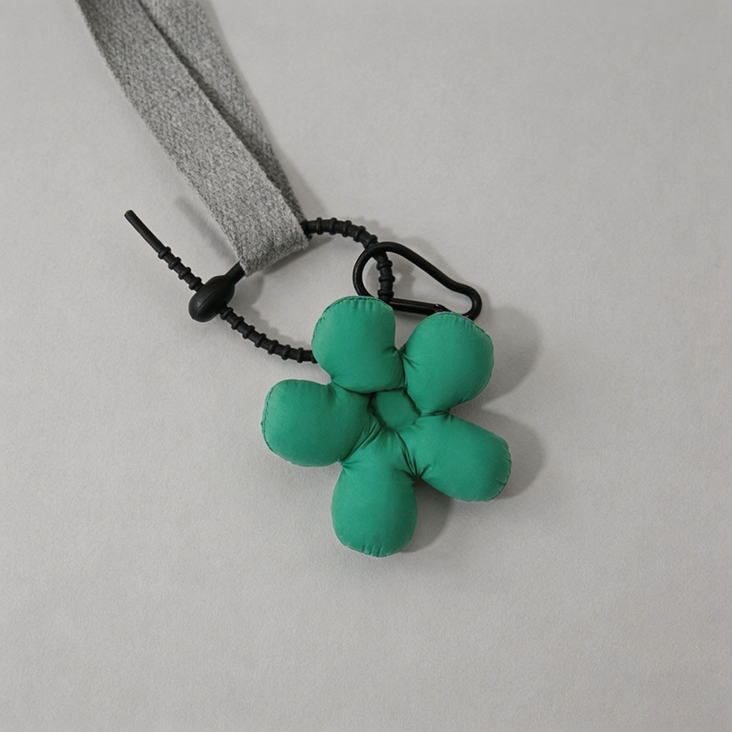 Puffy Flower Bag Charm - Shopdayla Wholesale - #4578