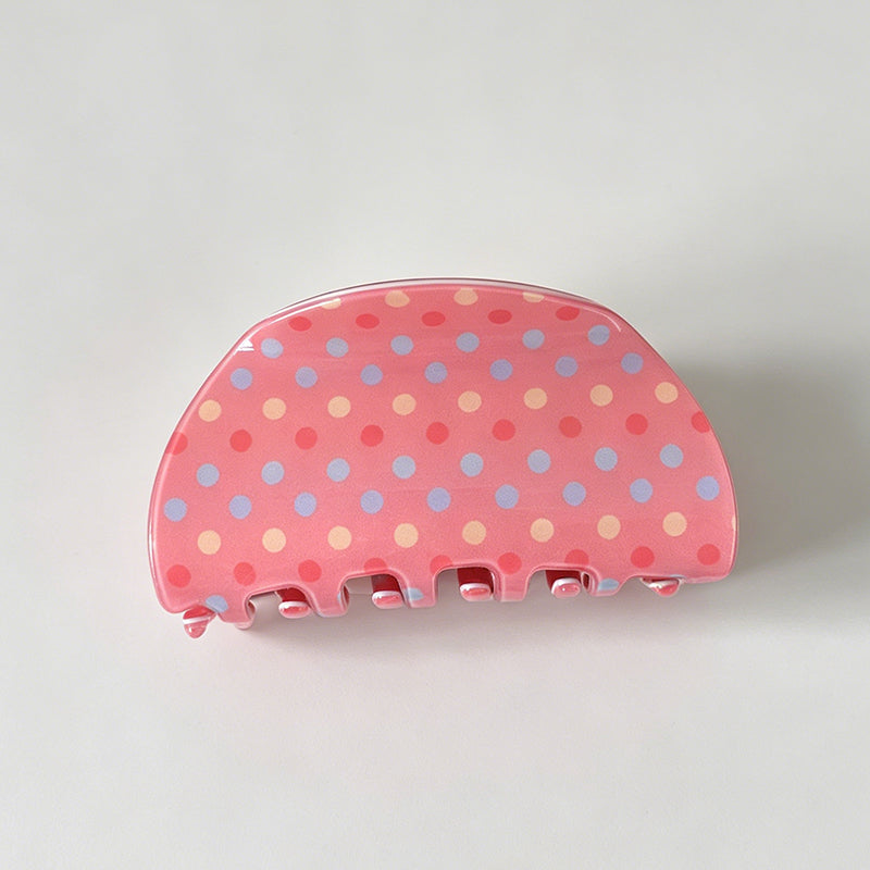 Vibrant Pink Rainbow Polka Dot - Shopdayla Wholesale - #4274