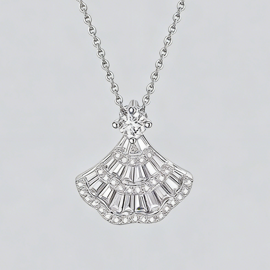 Silver Plated Baguette & Round - Shopdayla Wholesale - #3058