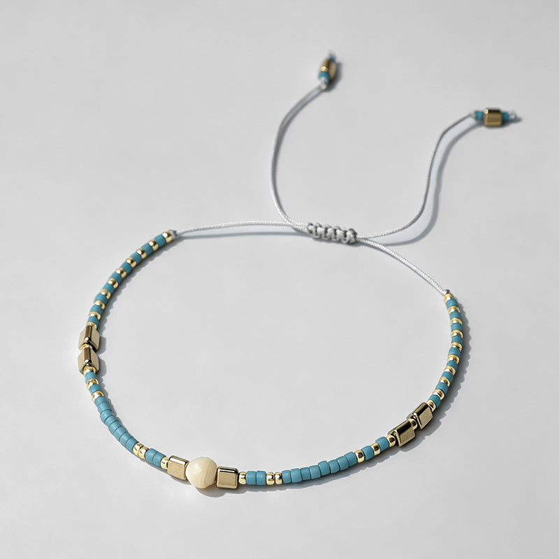 Simple Beaded Layered Bracelet - Shopdayla Wholesale - #3442