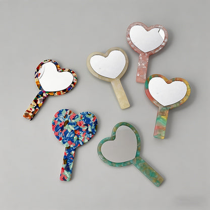 Acetate Heart-Shaped Handheld - Shopdayla Wholesale - #6402