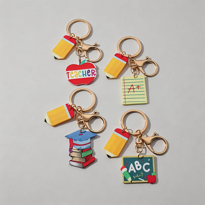 Teacher Themed Keychain Set - Shopdayla Wholesale - #9170