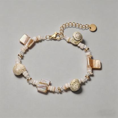 Beach Shell Stainless Steel Be - Shopdayla Wholesale - #8066