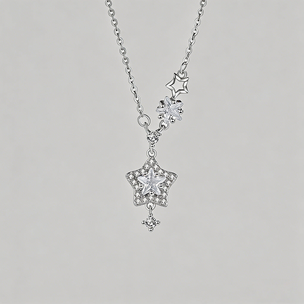 Multi-Star Cubic Zirconia Pend - Shopdayla Wholesale - #3010