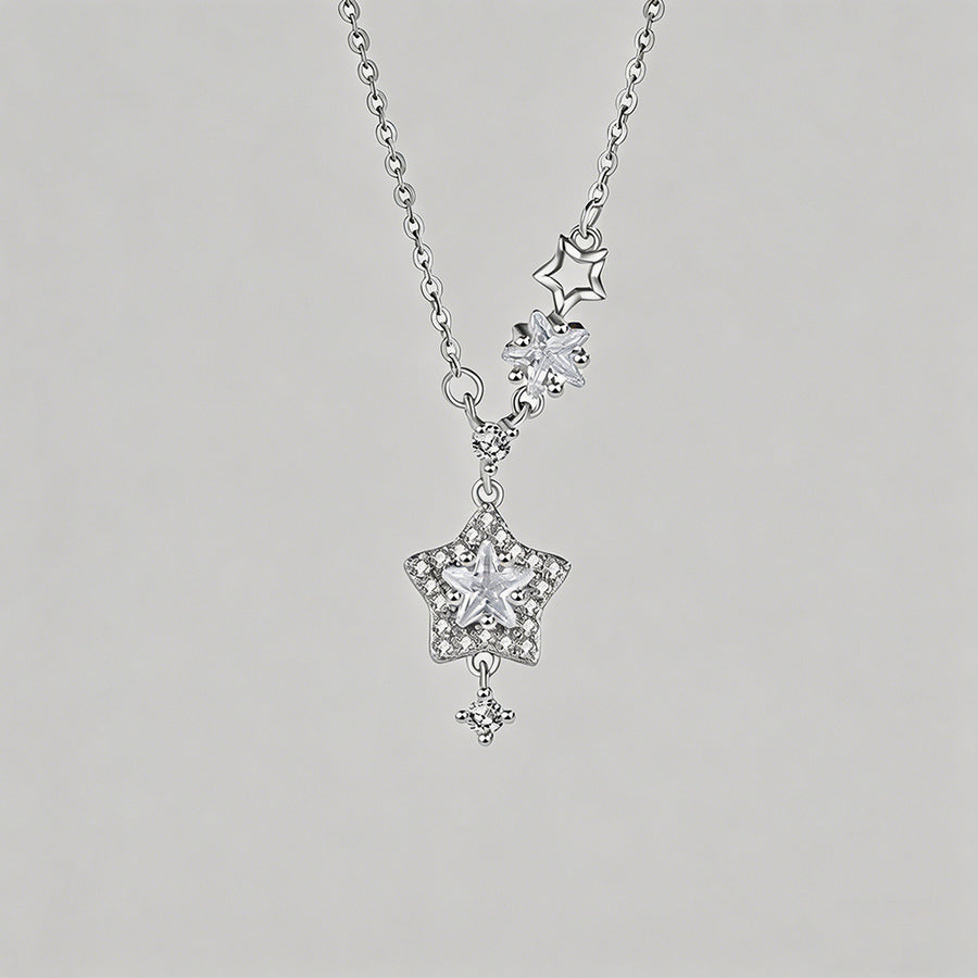 Multi-Star Cubic Zirconia Pend - Shopdayla Wholesale - #3010
