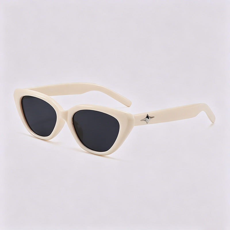 Star Accent Cat Eye Sunglasses - Shopdayla Wholesale - #1922