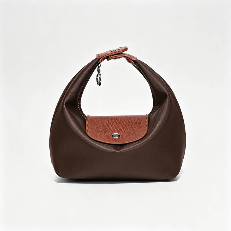 Simple Dumpling‑Shaped Hobo ba - Shopdayla Wholesale - #6162