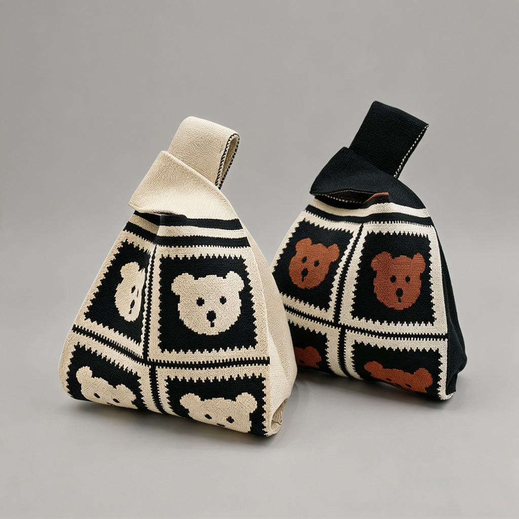 Cute Knit Tote Bag - Shopdayla Wholesale - #1394