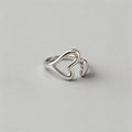 Silver Open Adjustable Ring - Shopdayla Wholesale - #3650