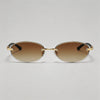 Gradient Brown Lens / One Size