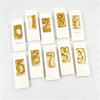 Gold / Num 0-9