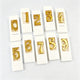 Gold / Num 0-9