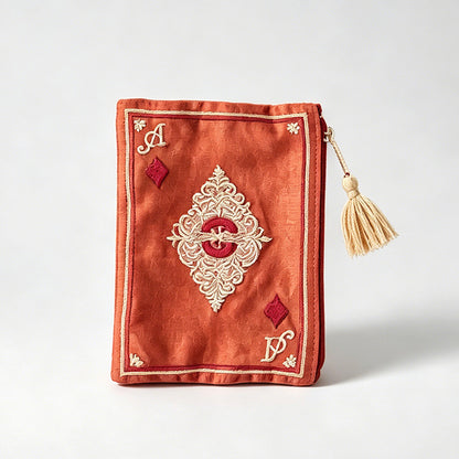 Poker Embroidery Tassel Cosmet - Shopdayla Wholesale - #3602