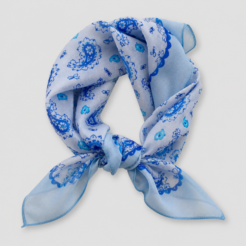 Simple Polka‑Dots Square Scarf - Shopdayla Wholesale - #3698